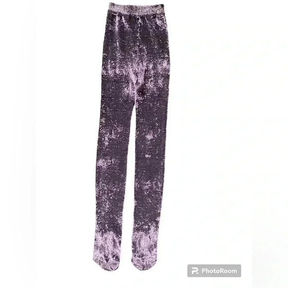 Silver sparkle high waisted tights - Picture 2 of 4